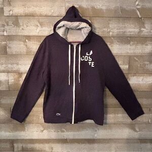 Lacoste Dark Blue Zip-Up Hoodie